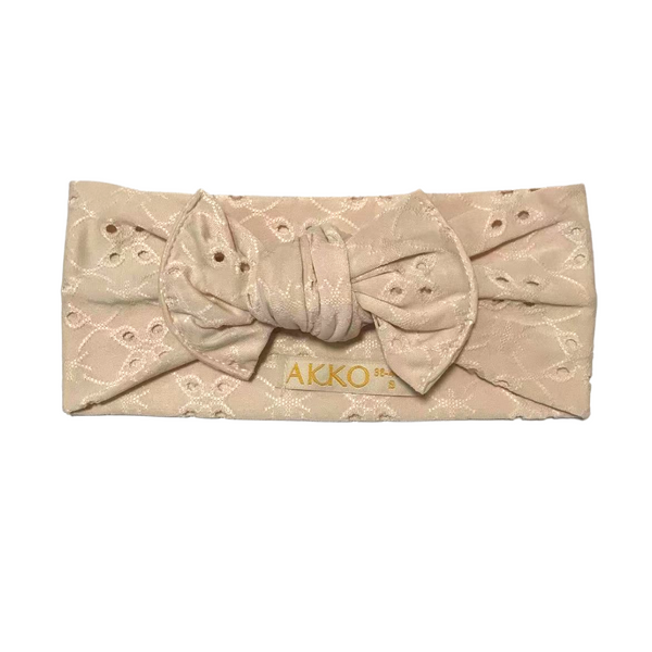 Bandeau MARY Nude Rose - noeud FLY